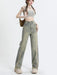 Revamp Your Wardrobe with Edgy High-Rise Wide Leg Denim Jeans for Women