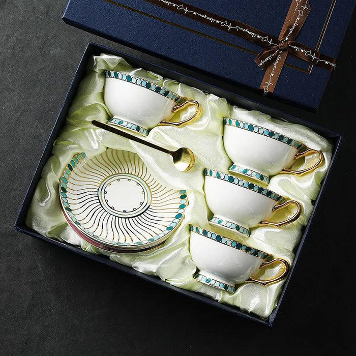 European Elegance: Exquisite Bone China Afternoon Tea Set for Luxurious Indulgence