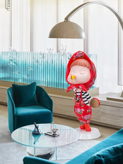 Abstract Figures Statues Ornaments Hotel Stores Restaurant Decorations Home Accessories Nordic Creative Northeast Girl Sculpture