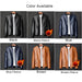 Men's Slim Fit Collarless Faux Leather Baseball Jacket - Trendy Korean Style