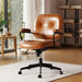 Vintage-Inspired Ergonomic Swivel Chair - Elevate Comfort and Aesthetics in Your Home Office