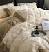 Plush Coral Velvet Winter Bedding Set with Cozy Duvet and Comforter