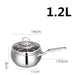 Stainless Steel Milk Pot Set - Versatile Cookware for Gourmet Soup Making
