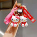 Charming Hello Kitty Silicone Keychain for Car Enthusiasts