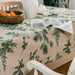 Elegant Pine Cone Pattern Cotton Linen Tablecloth for Dining and Kitchen