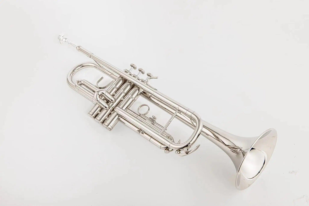 JYTR-E109 Professional Nickel-Plated B-flat Trumpet with Case