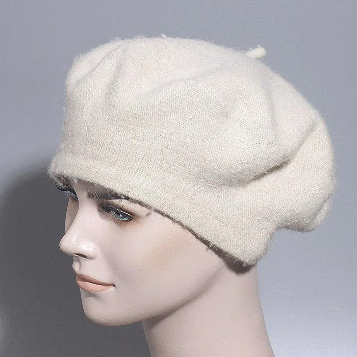 Elegant Wool Beret - Classic Winter Accessory for Women and Teens