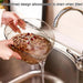 Ergonomic Transparent Rice Washing Strainer with Fine Drain Holes