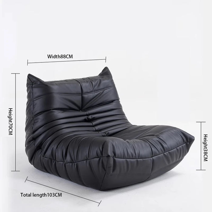 Caterpillar Relaxation Sofa - Stylish Single Lounge Chair for Any Space