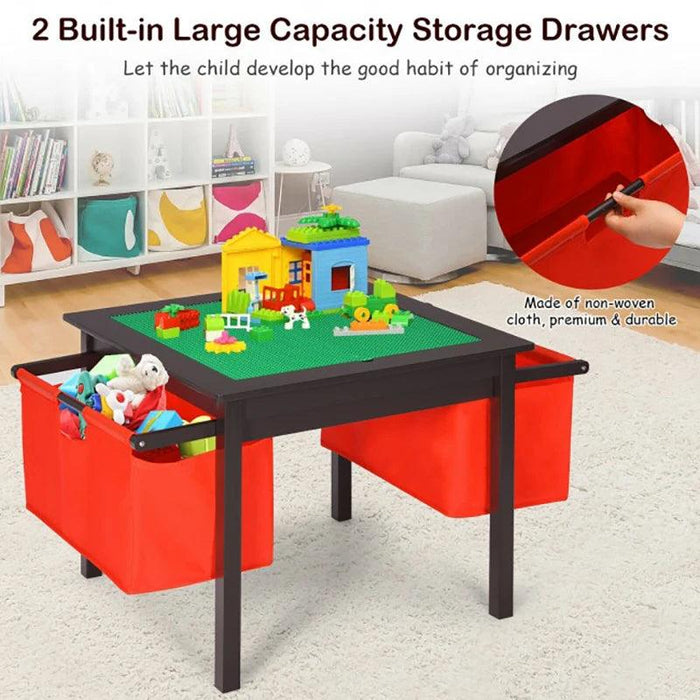 Creative Kids' Play and Study Table Set with Storage - Engaging Furniture for Educational Fun