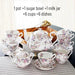 Elegant 15-Piece Bone China Afternoon Tea Set – Luxurious European Teaware Collection