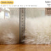 Luxurious Genuine Sheepskin Shag Rug for Ultimate Comfort - Soft, Plush Carpet for Sofa and Chair