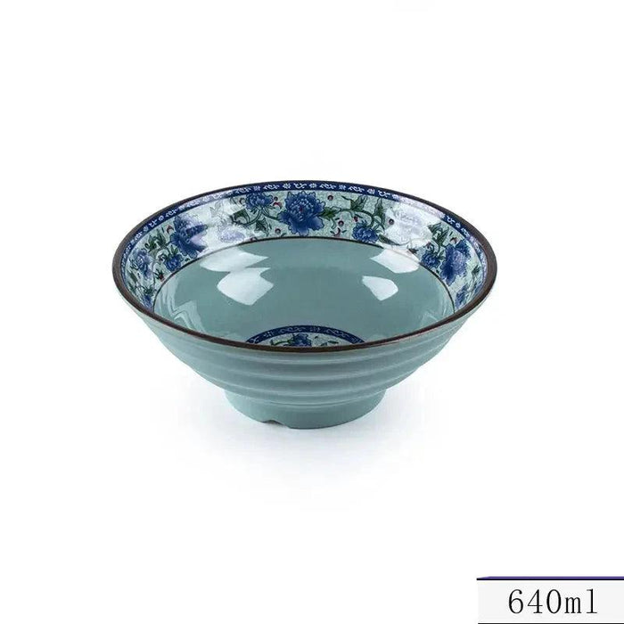 Chic Melamine Bowl for Ramen and Salad – Perfect for Home and Restaurant Use