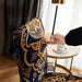 Elegant Bohemian Paisley Mandala Stretch Chair Slipcovers for Dining and Banquets