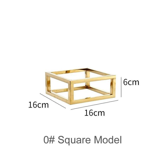 Elegant Stainless Steel Multi-Tier Snack and Dessert Display Stand for Celebrations