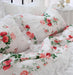 Korean Style Red Rose Printing Bedding Set