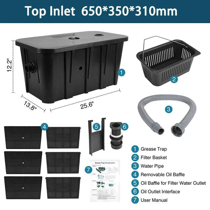 Industrial-Grade Oil-Water Separator with Multi-Stage Filtration for Efficient Restaurant Wastewater Treatment