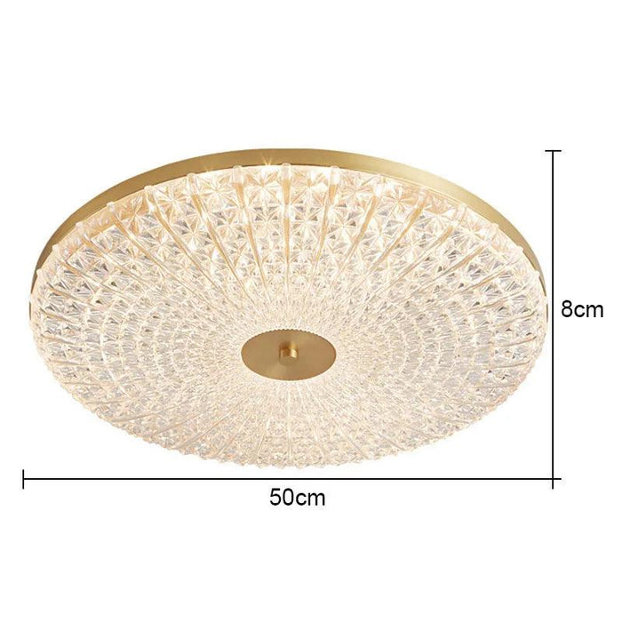 Chic LED Round Acrylic Ceiling Light for Luxurious Home Decor