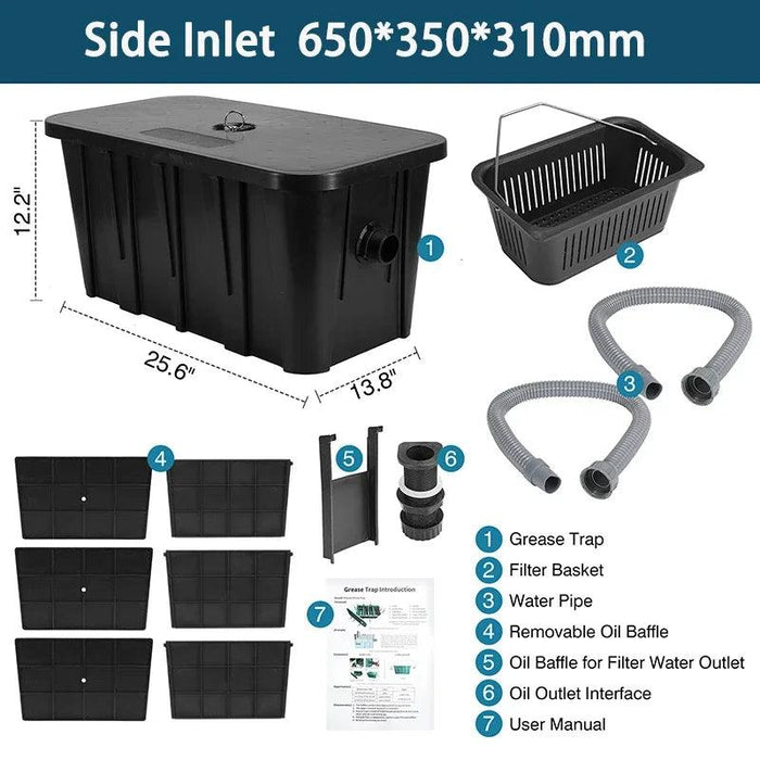 Industrial-Grade Oil-Water Separator with Multi-Stage Filtration for Efficient Restaurant Wastewater Treatment