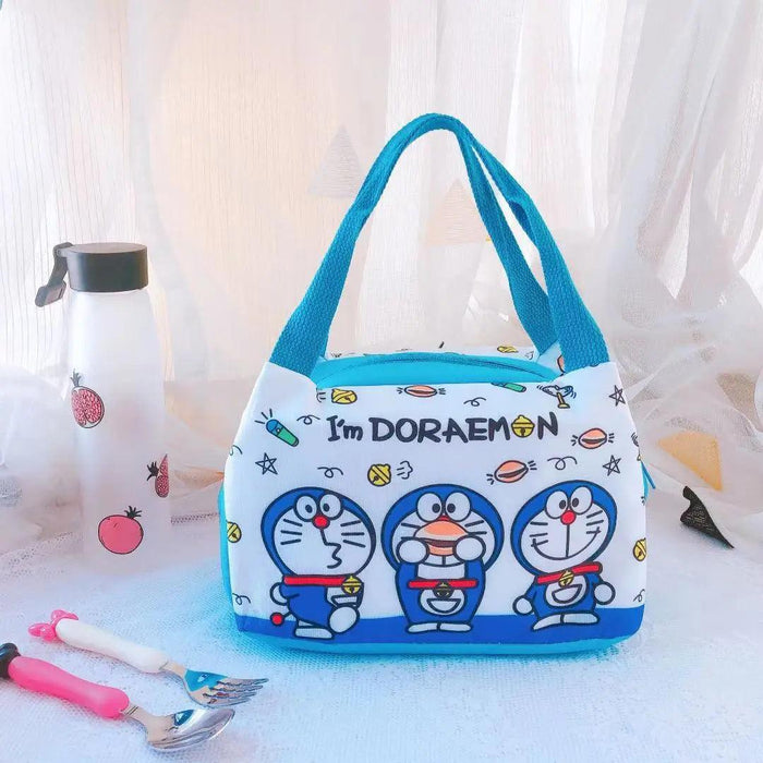 Sanrio Character Insulated Lunch Tote - Adorable Keroppi, My Melody & Badtz Maru Design for School and Office Use