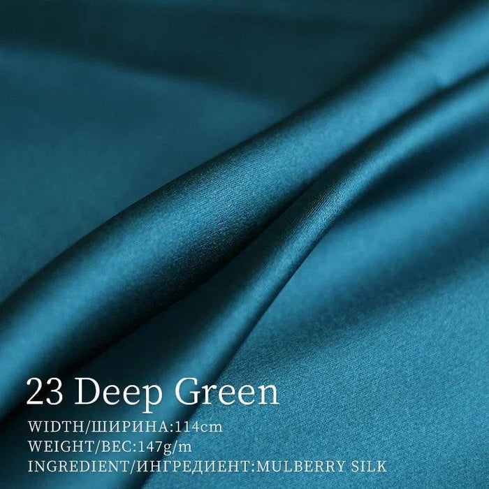 Opulent Red Raspberry 30 Momme Heavy Satin Silk Fabric for Sophisticated Dressmaking and Couture Creations