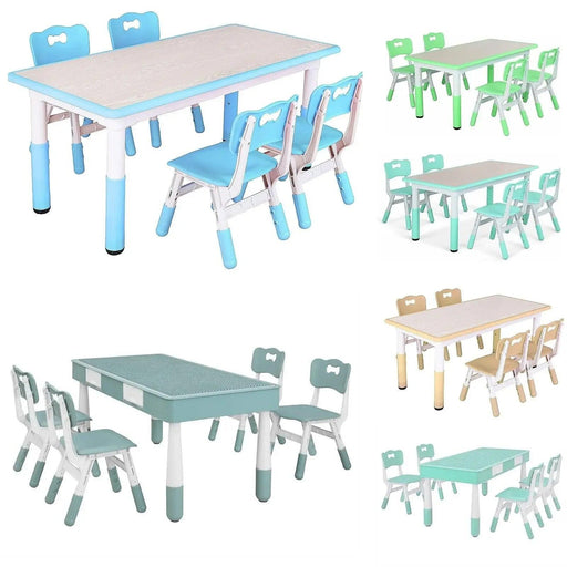 Ergonomic and Adjustable Kids Table and Chair Set for Safe Playtime