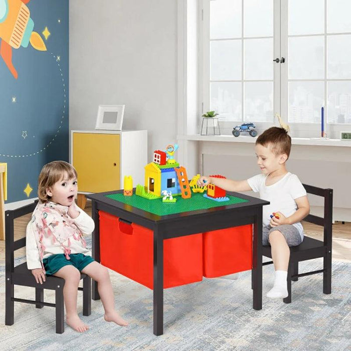 Creative Kids' Play and Study Table Set with Storage - Engaging Furniture for Educational Fun