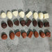 Miniature Faux Chocolate Candy Collection for Dollhouse Display - 24pcs DIY Cake Accessories