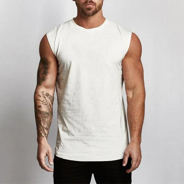 Men's Bodybuilding Sleeveless Workout Tank Top for Fitness and Sports