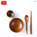 Japanese Wooden Tableware Set