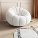 Versatile Rotating Pumpkin Plush Chair - Stylish Lounge Seating for Modern Spaces