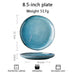 Handcrafted Blue Kiln Charger Plates - Elegant Table Decor for Sophisticated Dining Experiences