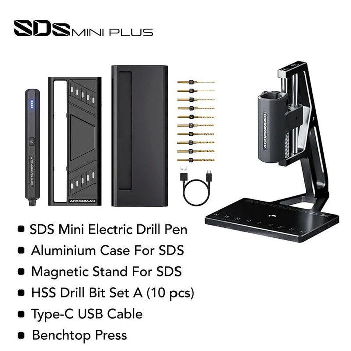 Precision Portable Drill Press Kit with Rechargeable Mini Electric Drill - Perfect for Various Materials