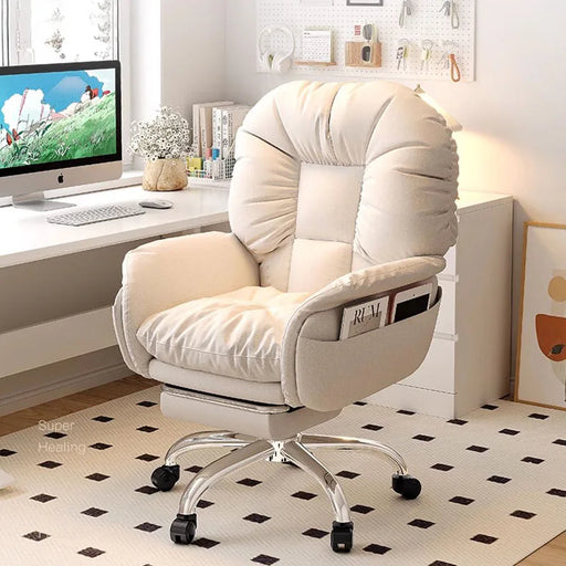 Plush Swivel Recliner Gaming Chair: Luxury Comfort and Style