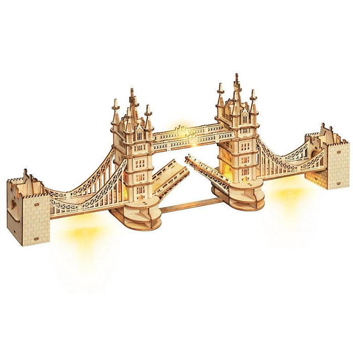 3D Architectural Wooden Puzzle Set: Build Big Ben, Tower Bridge & Five-Storied Pagoda - Ideal Educational Gift for Kids and Architecture Fans