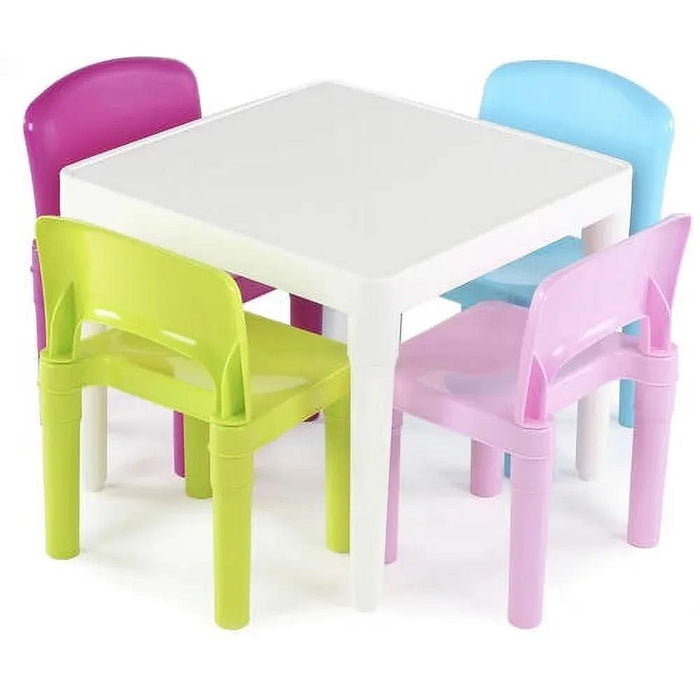 Pastel Kids' Activity Table and Chairs Set - Encourage Imagination