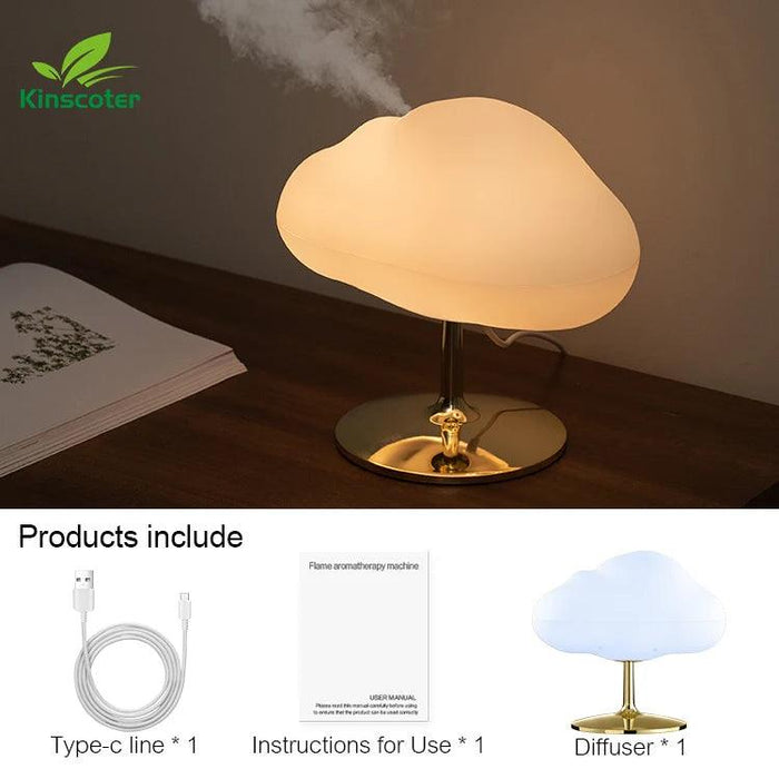 Nebula Mist Aromatherapy Diffuser – 270ML USB Humidifier with Color-Changing LED Night Light