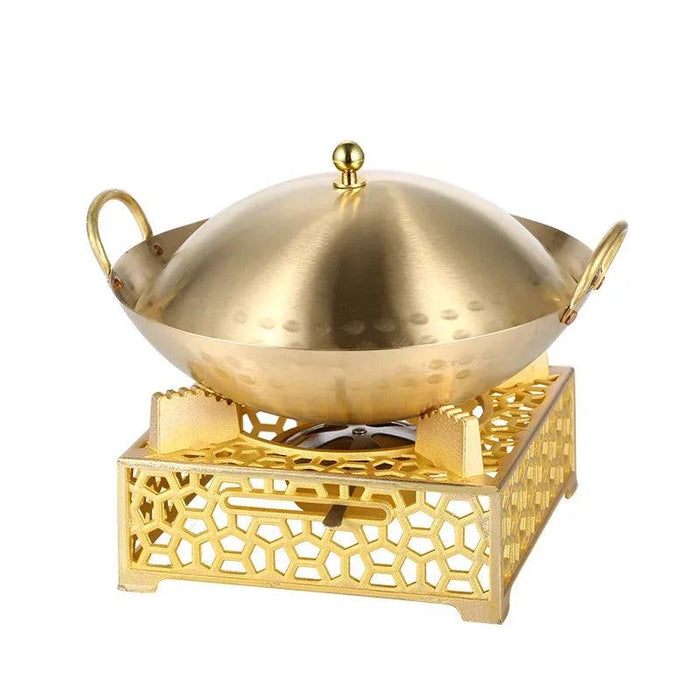 Solo Copper Hotpot Adventure: High-Quality Single Person Set with Quick Delivery