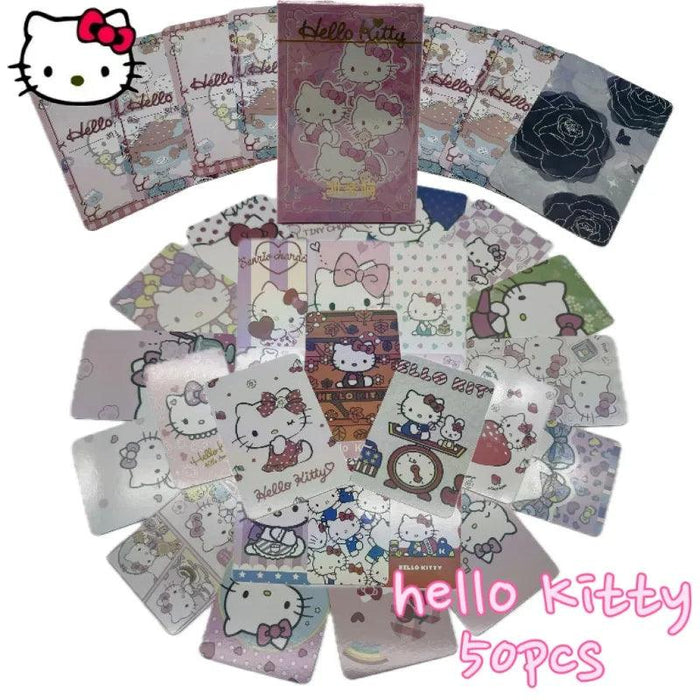 Whimsical Sanrio Characters Laser Photo Card Collection - Dreamy Wonderland Edition