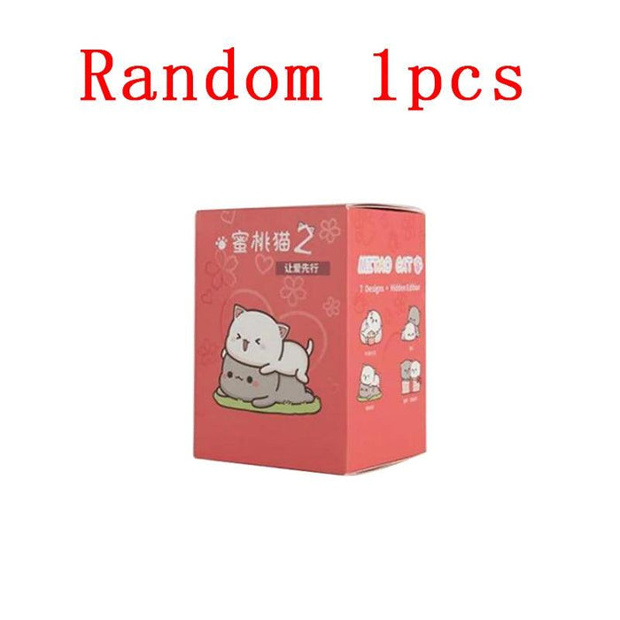 Mitao Enchanted Lucky Cat Surprise Boxes - Charming Collectible Figurines for Whimsical Home Decor