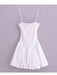 Chic Mini Summer Dress with Slim Straps