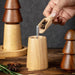 Set of 3 pcs - Elegant Adjustable Wooden Spice Grinder Set for Gourmet Cooking