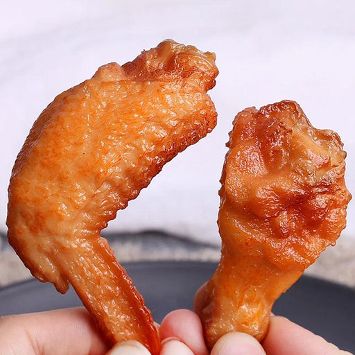 Realistic PVC Fried Chicken Legs and Wings Props for KFC-Themed Events and Displays