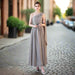 Elegant Off-Shoulder Pleated Gowns for Bridesmaids and Formal Events