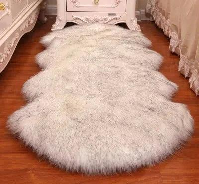 Luxurious Soft Faux Fur Area Rugs for Bedroom and Living Room