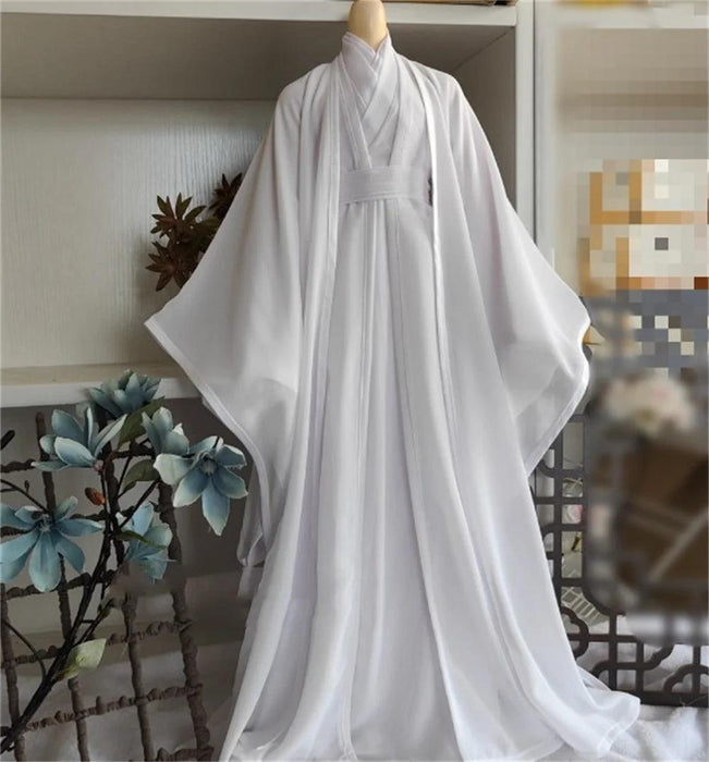 Customize Hanfu Dress for 1/6 Men Hanfu Chinese Ancient White Suit