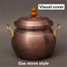 Artisan Copper Stockpot with Induction Compatibility - Spacious Culinary Essential