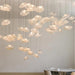 Sophisticated Smoky Grey Cloud Glass Pendant Lamp - Modern Hanging Light for Chic Home Interiors