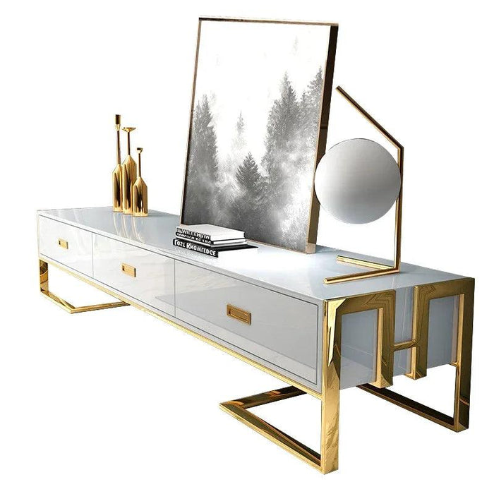 Sophisticated Multi-Functional TV Stand with Ample Storage