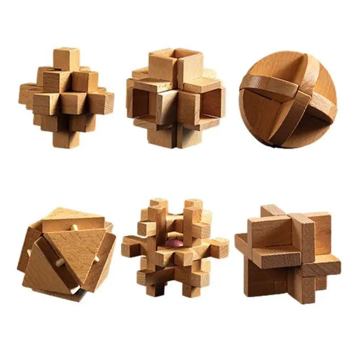 Luban Lock Educational 3D Puzzle Set - Explore Chinese Heritage While Enhancing Cognitive Skills for Kids